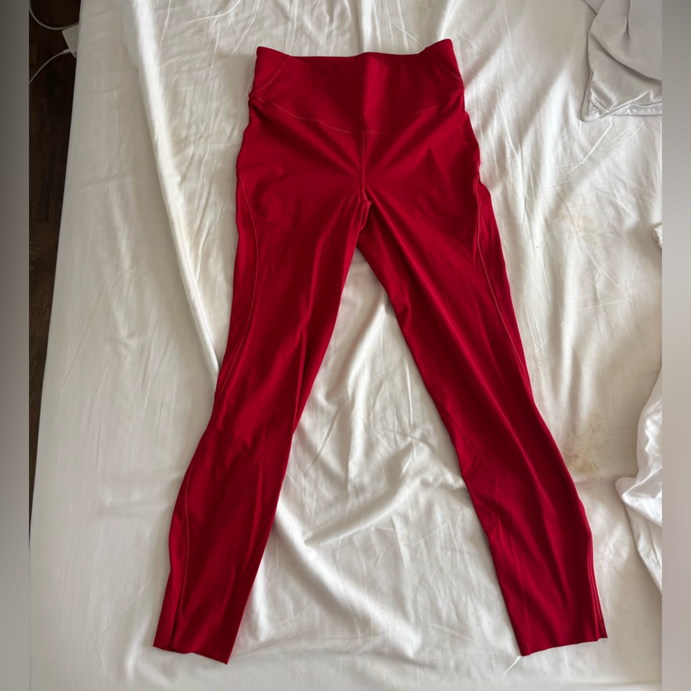 Lululemon Athletica Red Leggings